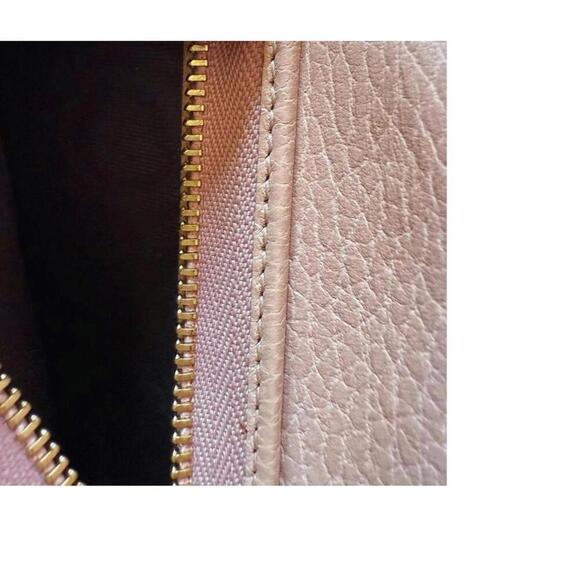 Gucci GG Marmont Pink Pebbled Leather Wallet - Picture 7 of 7